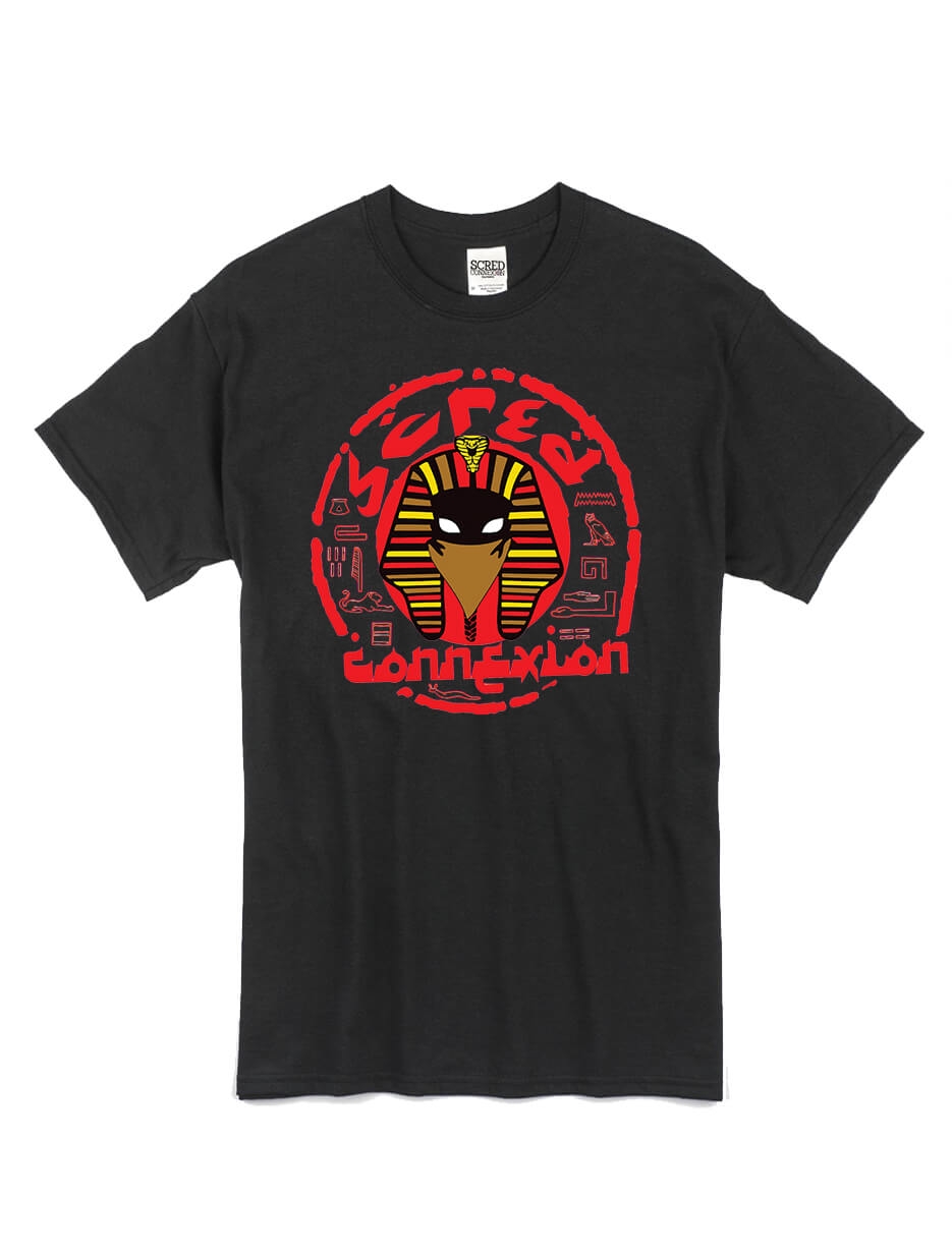 tee-shirt "Pharaon Scred" Noir de scred connexion sur Scredboutique.com