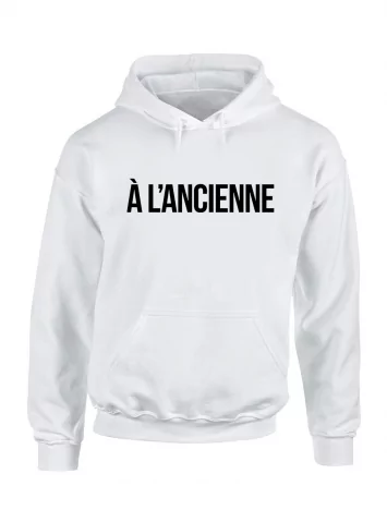 scred connexion Sweat Capuche "A L'ancienne" Blanc