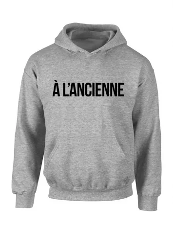 scred connexion Sweat Capuche "A L'ancienne" Gris