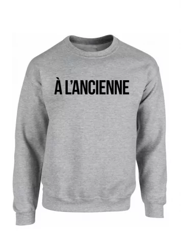 scred connexion Sweat "A L'ancienne" Gris