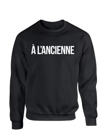 scred connexion Sweat "A L\'ancienne" Noir