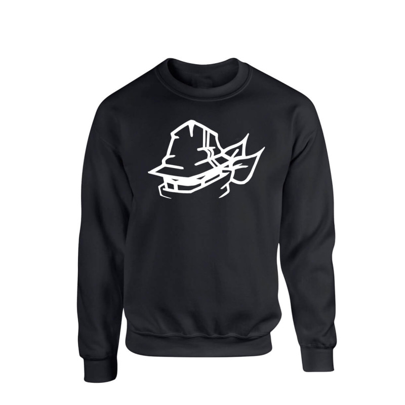 Sweat "Tête Marche en Scred" noir