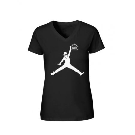 T-Shirt Femme Logo "Air Scred" Noir