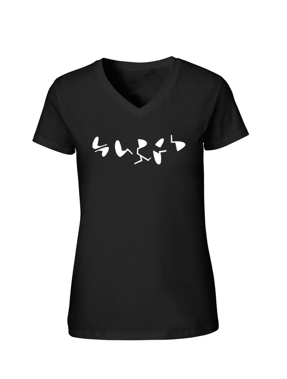 T-Shirt Femme Logo "Marche en Scred" Noir de scred connexion sur Scredboutique.com