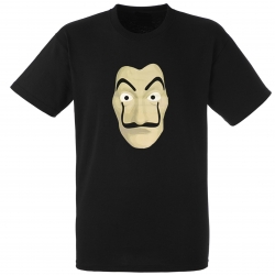 tee-shirt "DALI"noir de sur Scredboutique.com