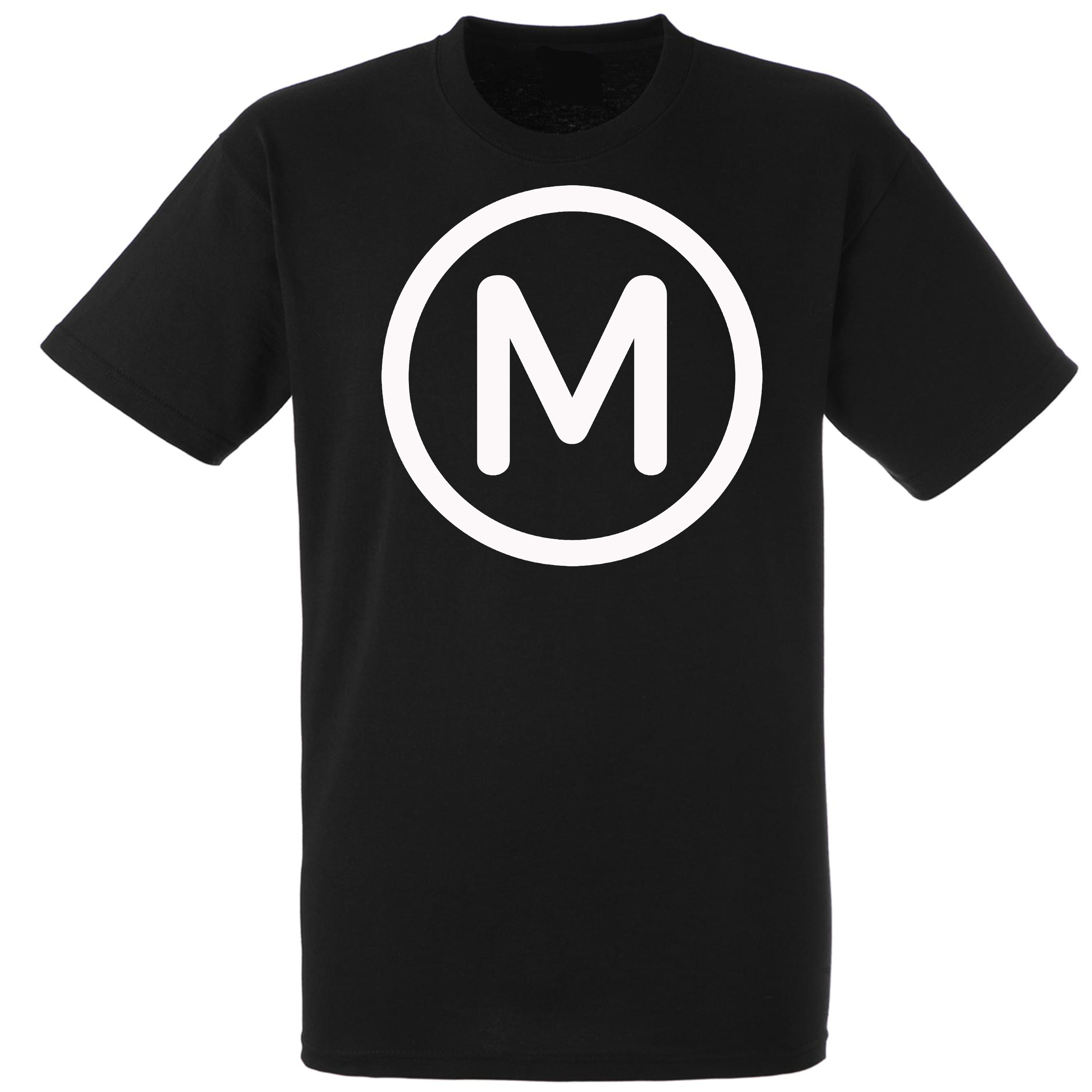 tee shirt "Metro " noir logo blanc de sur Scredboutique.com