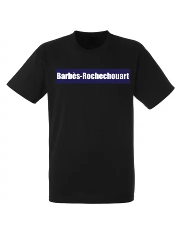 barbes wear tee shirt "station Barbès"