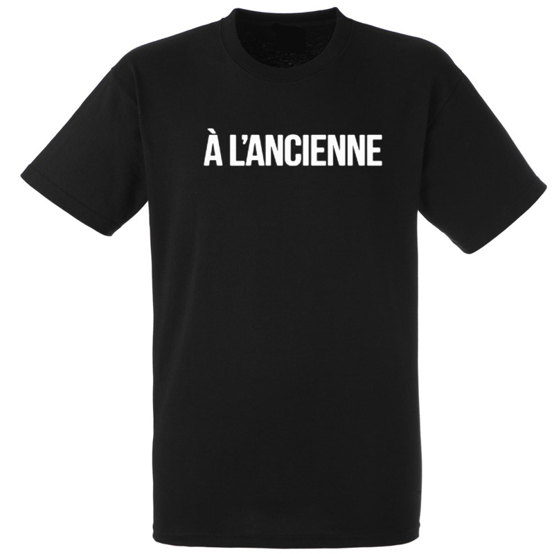 T-Shirt Logo "A l'ancienne" Noir