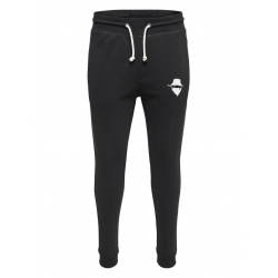 Pantalon de jogging noir ajusté "petit visage" de scred connexion sur Scredboutique.com