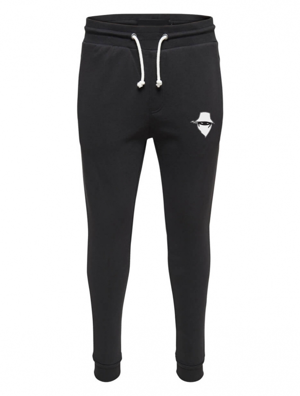 Pantalon de jogging noir ajusté
