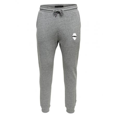 Pantalon de jogging gris ajusté