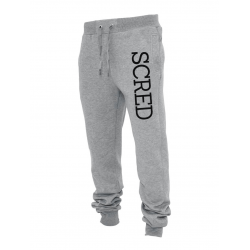 Pantalon de jogging gris "Scred Line up" de scred connexion sur Scredboutique.com