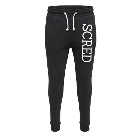 Pantalon de jogging noir ajusté Scred