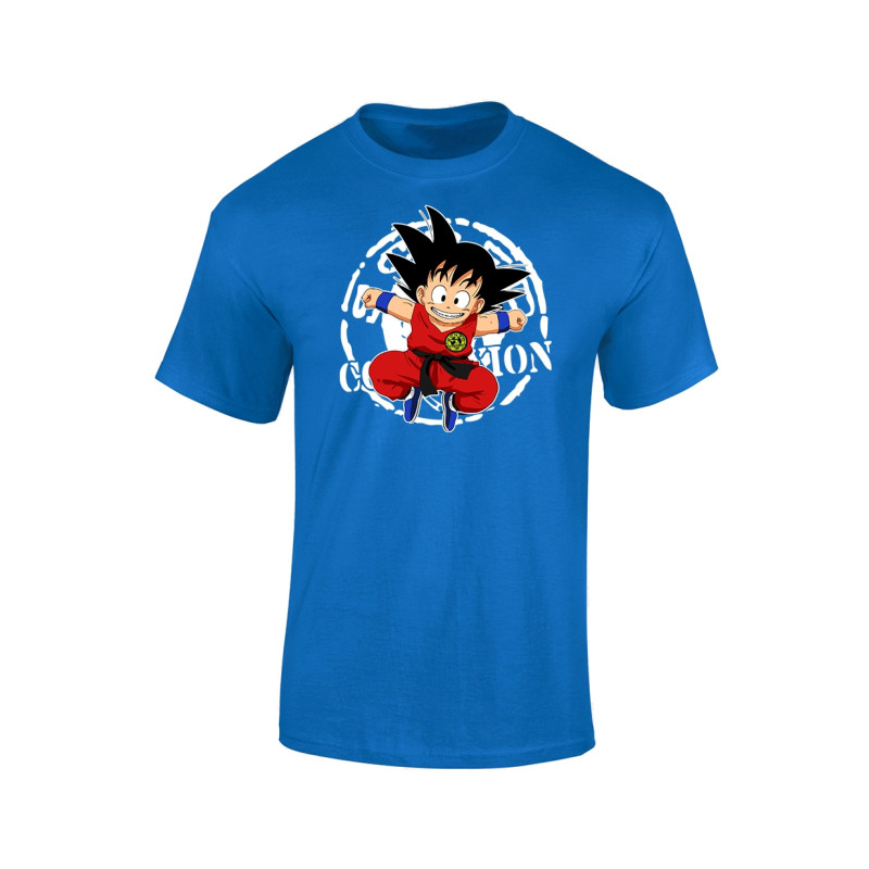 T Shirt bleu enfant DB Scred