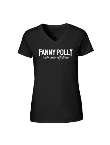 fanny polly T-Shirt Femme Fanny Polly Noir