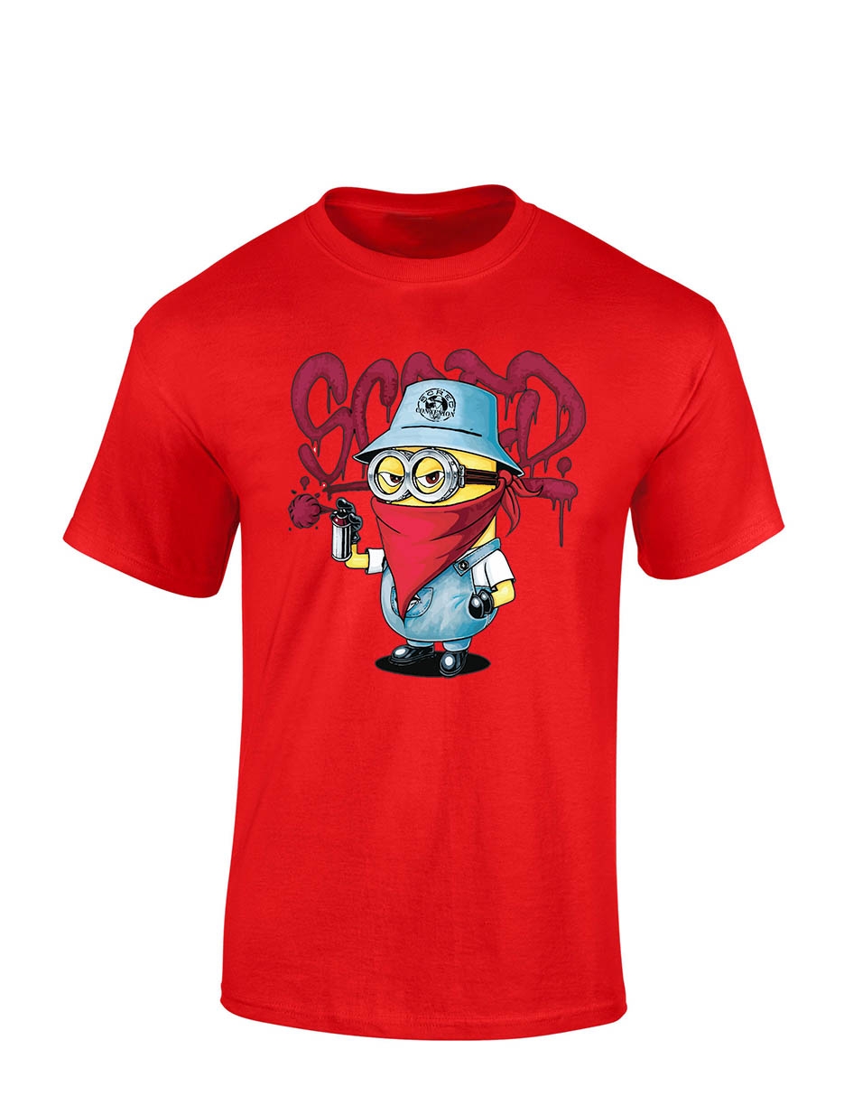 tee-shirt enfant "Mini Scred" Rouge de scred connexion sur Scredboutique.com