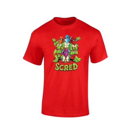 T shirt enfant Scred Turtles Rouge