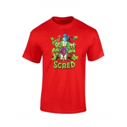 T shirt enfant Scred Turtles Rouge de scred connexion sur Scredboutique.com