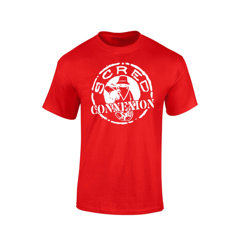 tee-shirt enfant "classico " rouge et blanc