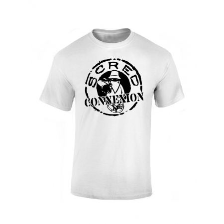 Tee-shirt enfant "classico" blanc logo noir