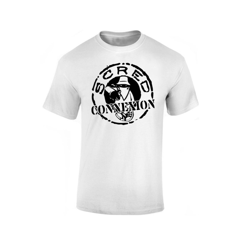 Tee-shirt enfant "classico" blanc logo noir