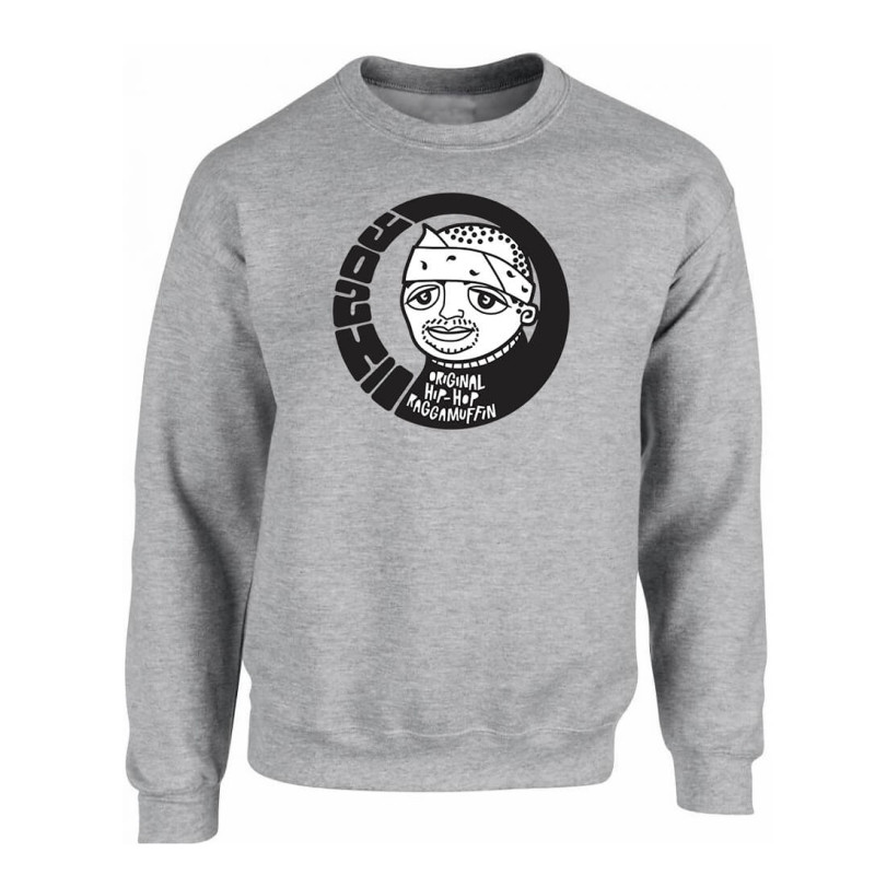 sweat col rond "Yoshi" Gris