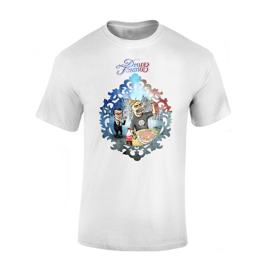 tee-shirt "Yoshi Douce France" Blanc de yoshi sur Scredboutique.com