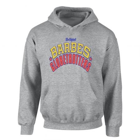 sweat capuche "Barbes Globetrotters" Gris