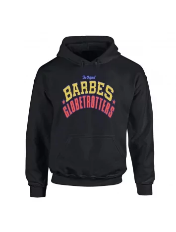 sweat capuche &quot;Barbes Globetrotters&quot; Noir