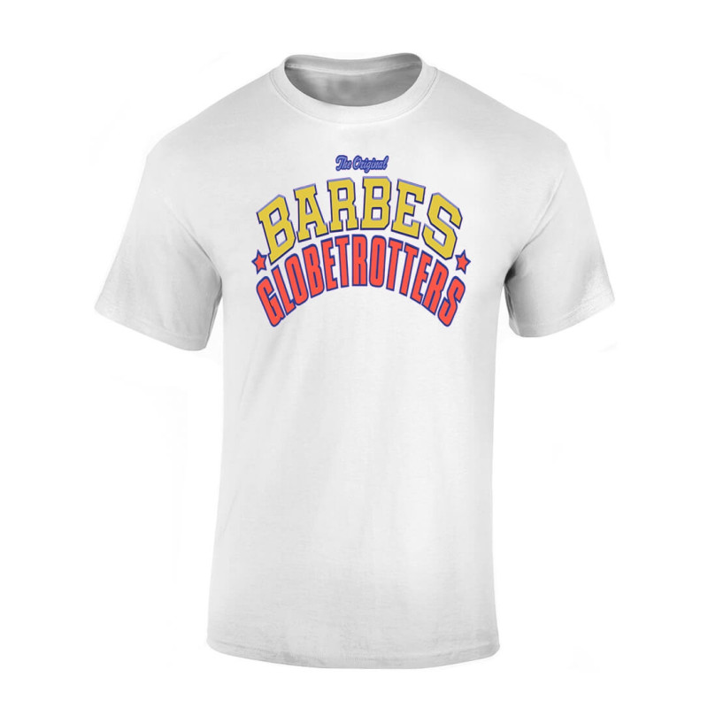 tee-shirt "Barbes Globetrotters" Blanc