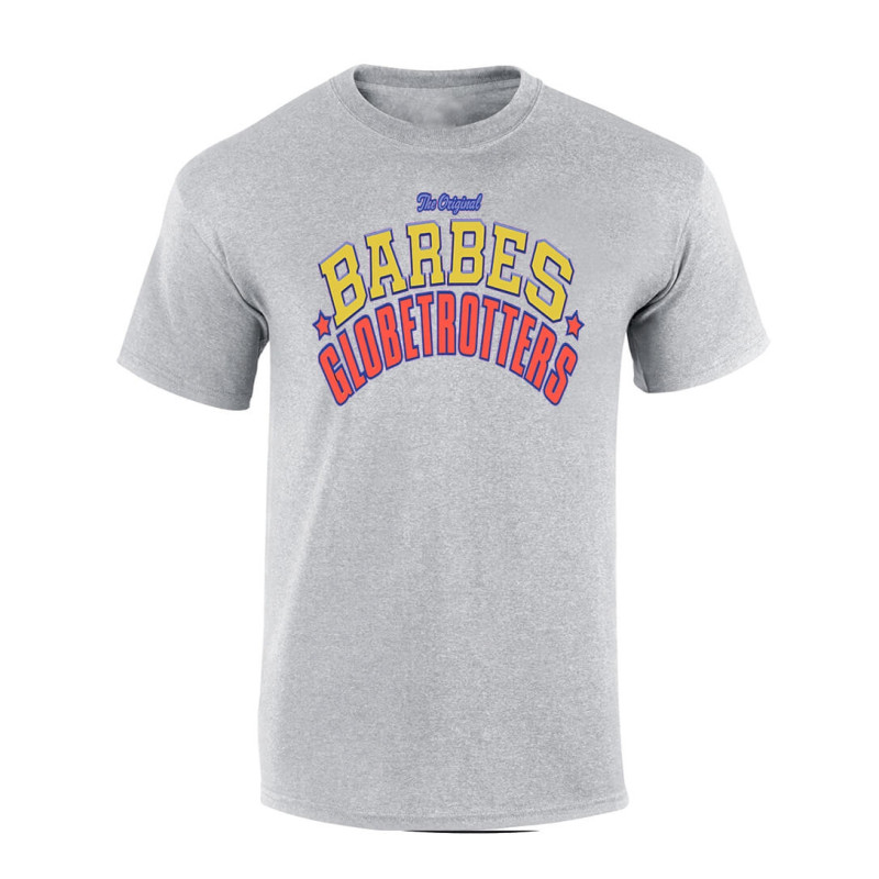 tee-shirt "Barbes Globetrotters" gris