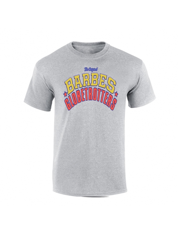 tee-shirt "Barbes Globetrotters" gris