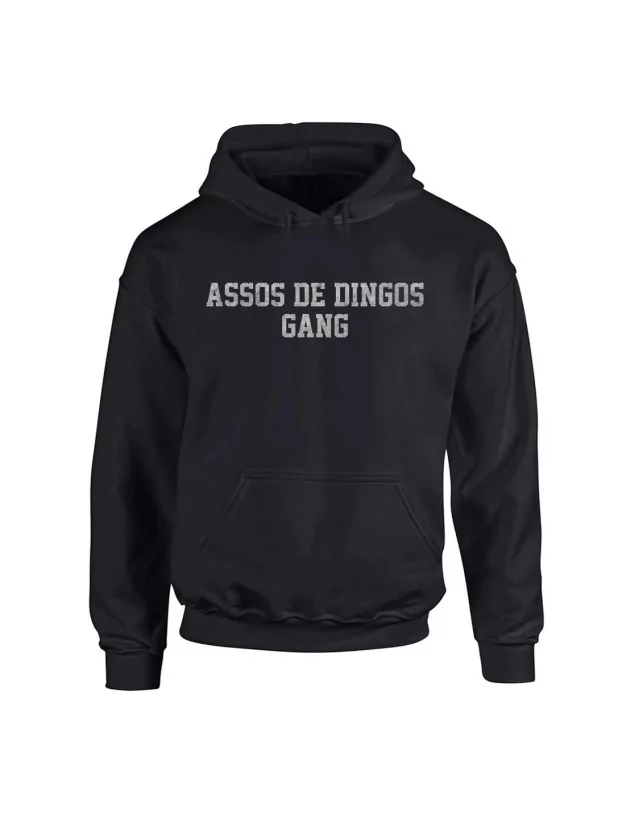 sweat capuche Freko ATK Assos de Dingos Noir de freko sur Scredboutique.com