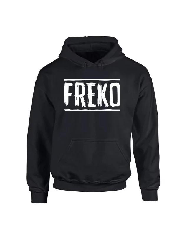 sweat capuche Freko  Noir de freko sur Scredboutique.com