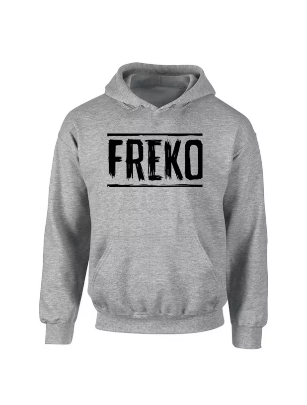 Sweat capuche Freko Gris de freko sur Scredboutique.com