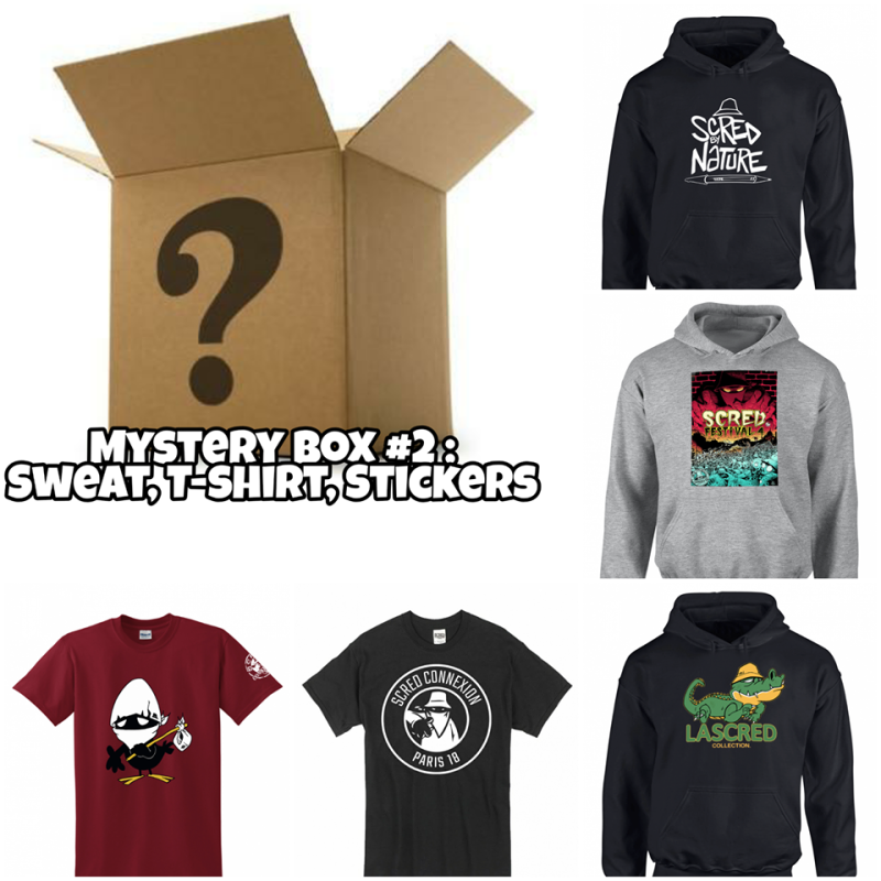 Pack Mystery Box 1 "Tee-shirt, CD,Stickers"