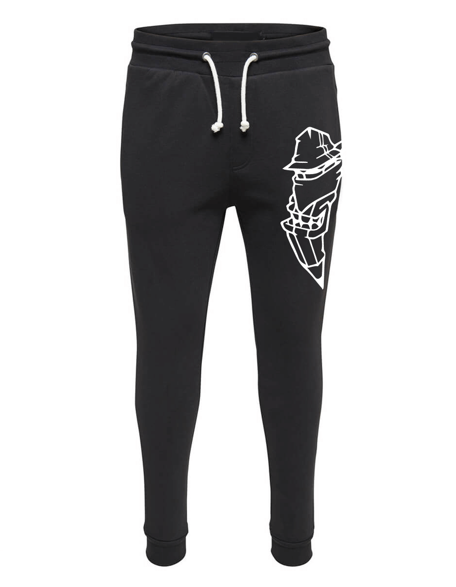 Pantalon de jogging noir ajusté "Coup de crayon" de scred connexion sur Scredboutique.com