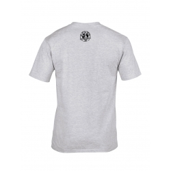 Tee Shirt "Line Up" gris logo Noir de scred connexion sur Scredboutique.com