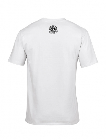 Tee Shirt "Line Up" blanc logo Noir