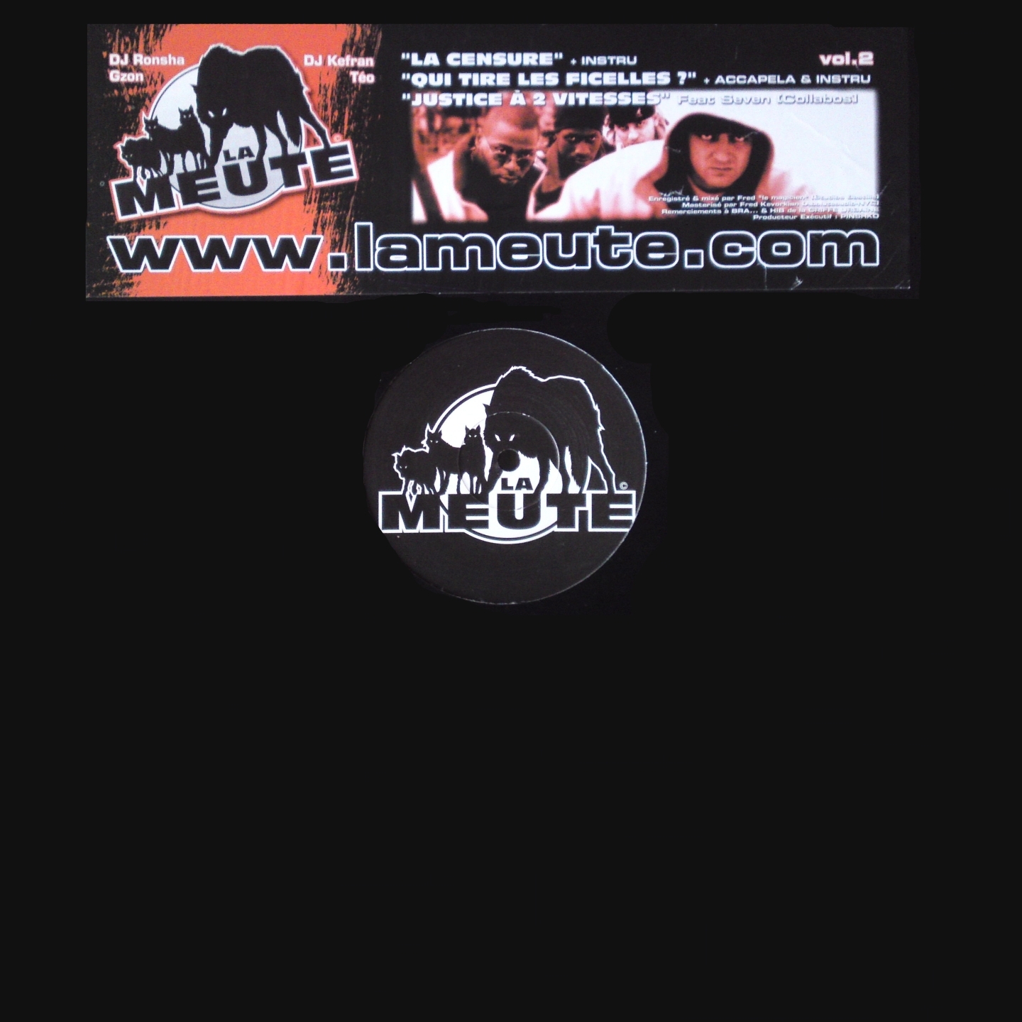 Maxi vinyle La meute - la censure de la meute sur Scredboutique.com