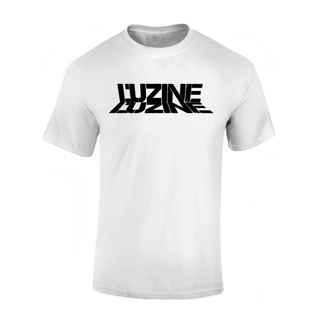 T-Shirt L'uzine blanc logo noir de l'uzine sur Scredboutique.com