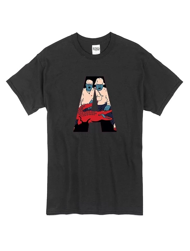 T Shirt Noir by Sims - ARSENIK de sims sur Scredboutique.com