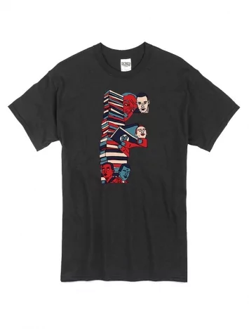 T Shirt Noir by Sims - FABE &amp; SCRED CONNEXION