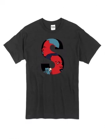 T Shirt Noir by Sims - MC SOLAARR