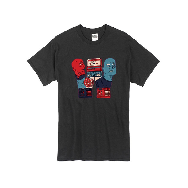 T Shirt Noir by Sims - WHITE & SPIRIT