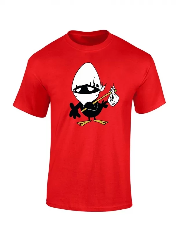 T Shirt Rouge enfant Calimero de scred connexion sur Scredboutique.com