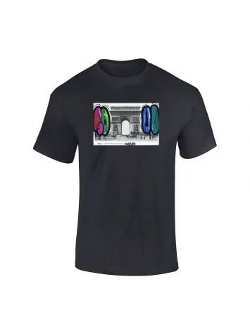 TShirt Noir Soul Arc de triomphe