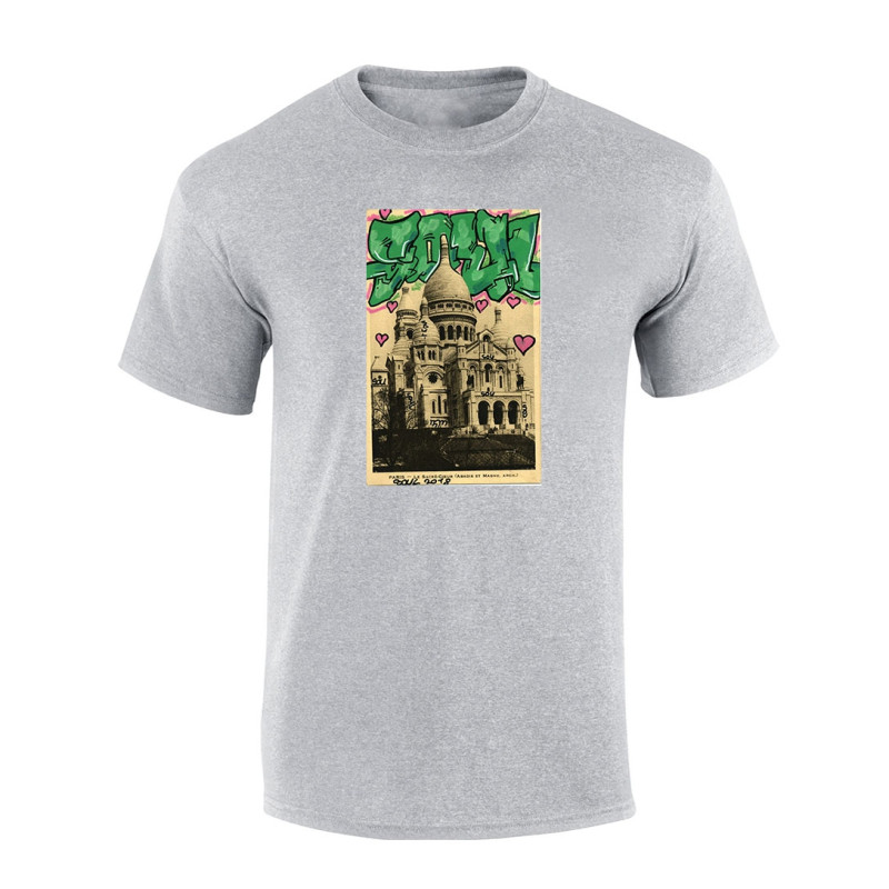 TShirt gris Soul Sacre Coeur