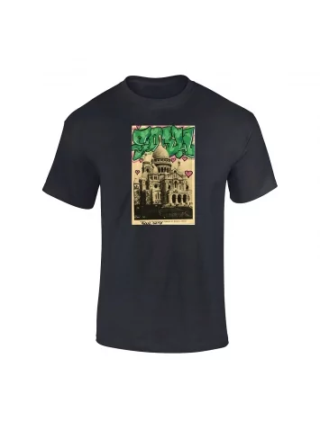 TShirt Noir Soul Sacre Coeur