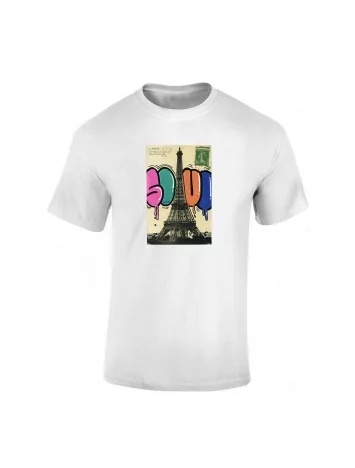 soul Tshirt Blanc Soul Tour eiffel